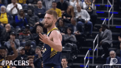 Basketball Player In Front Of Crowd #Pacers GIF