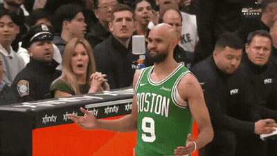 Basketball Player In Green Boston 9 Jersey GIF