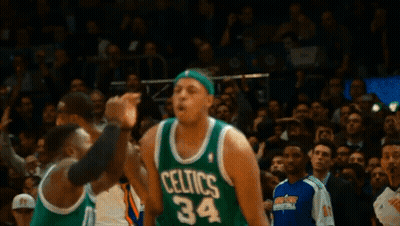 Basketball Player In Green Jersey Number 3 GIF