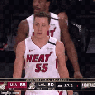 Basketball Player In Heat 55 Jersey GIF