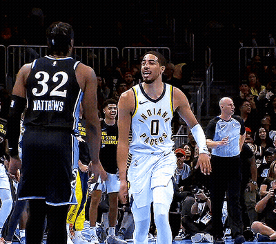 Basketball Player In Indiana Pacers Jersey GIF