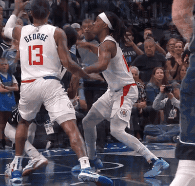 Basketball Player In Jersey Number 13 GIF