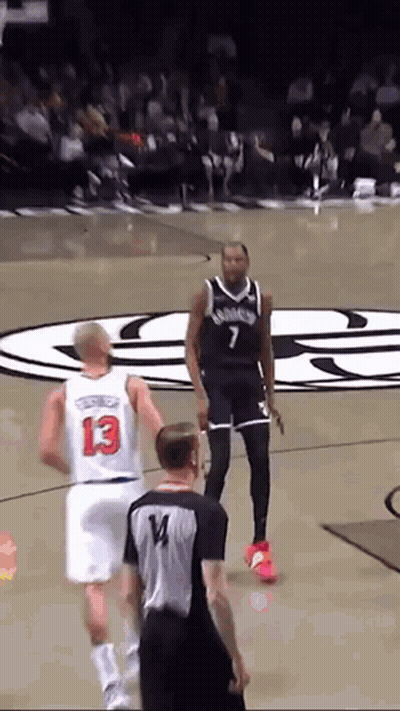 Basketball Player In Jersey Number 13 GIF