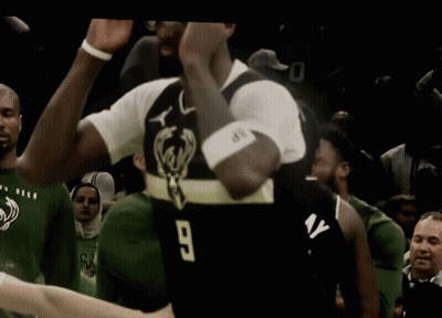 Basketball Player In Jersey Number 9 GIF