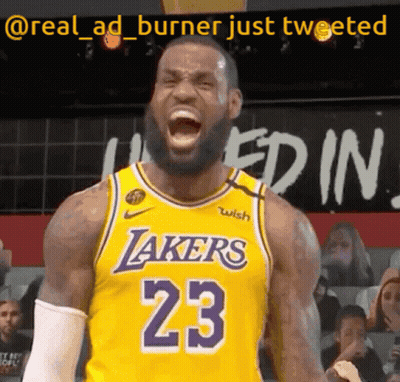 Basketball Player In Lakers Jersey Number 23 GIF