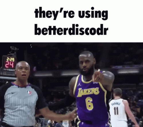 Basketball Player In Lakers Jersey Pointing At Camera GIF