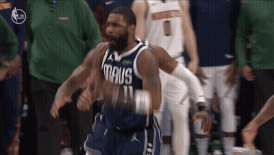 Basketball Player In Mavericks Jersey GIF