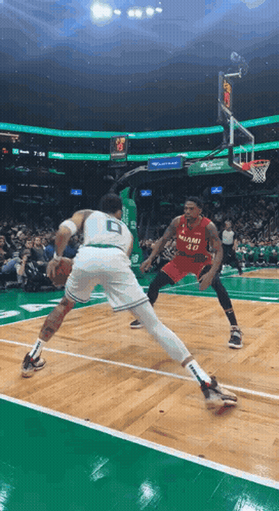 Basketball Player In Miami Jersey GIF