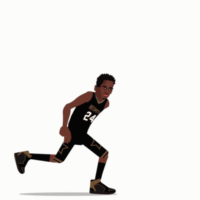 Basketball Player In Nesmith 24 Jersey GIF