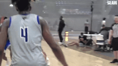 Basketball Player In Number 4 Jersey GIF