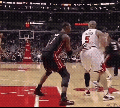 Basketball Player In Number 5 Jersey GIF