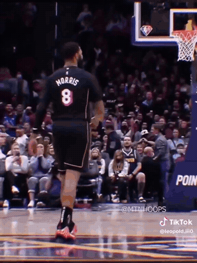 Basketball Player In Number 8 Jersey GIF