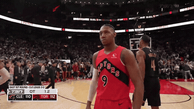 Basketball Player In Number 9 Jersey GIF