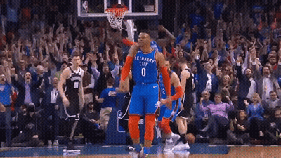Basketball Player In Oklahoma City Jersey GIF