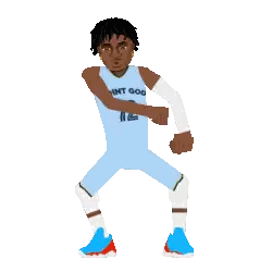 Basketball Player In Point God 12 Jersey Sticker