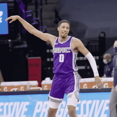 Basketball Player In Purple Jersey Number 0 GIF