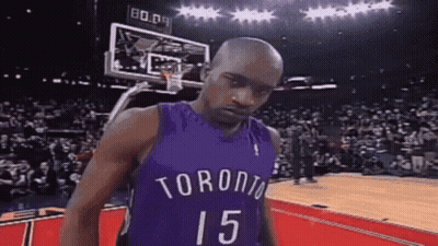 Basketball Player In Purple Jersey Number 15 GIF