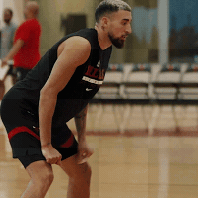 Basketball Player In Reals Jersey GIF