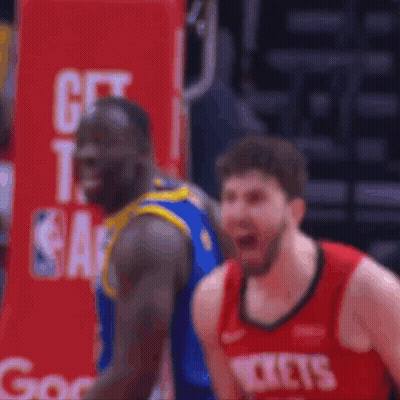 Basketball Player In Red Jersey Number 28 GIF
