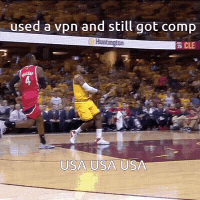 Basketball Player In Red Jersey Number 4 GIF
