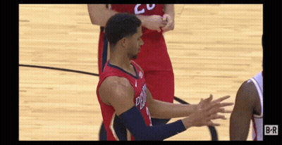 Basketball Player In Red Jersey Number 9 GIF