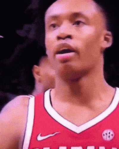 Basketball Player In Red Jersey With SB Logo GIF