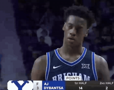 Basketball Player In Richam Points Jersey GIF