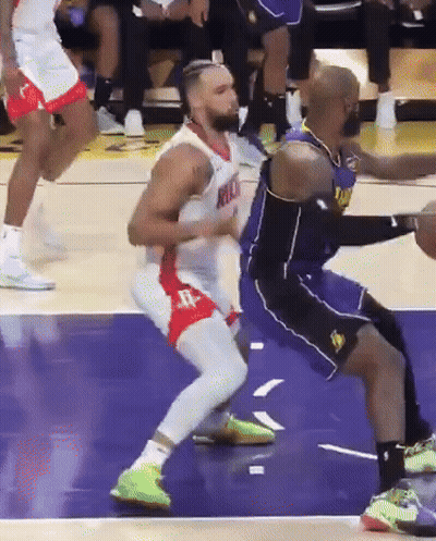 Basketball Player In Rockets Jersey GIF