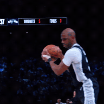 Basketball Player In Spurs Jersey Holding Basketball GIF