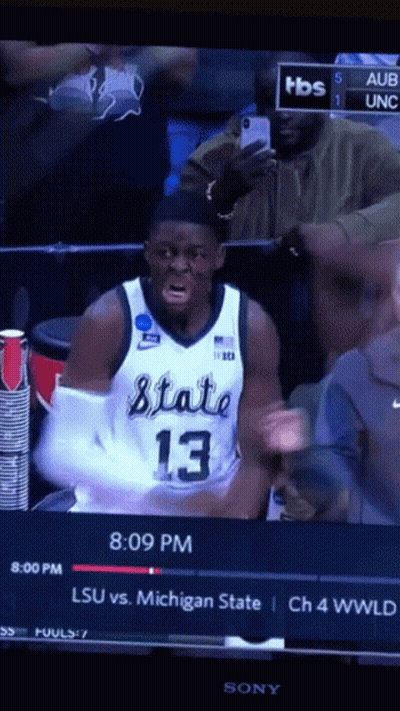 Basketball Player In State Jersey GIF