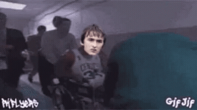 Basketball Player In Wheelchair Helped By Men GIF