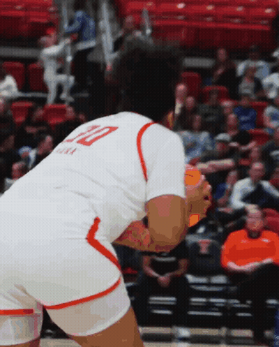 Basketball Player In White Jersey Number 12 GIF