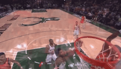 Basketball Player In White Jersey Number 24 GIF
