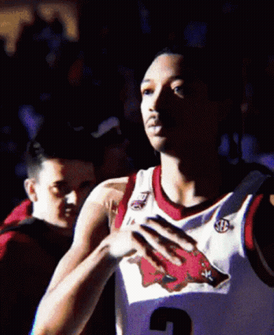 Basketball Player In White Jersey Number 3 GIF