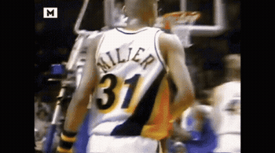 Basketball Player In White Jersey Number 31 GIF