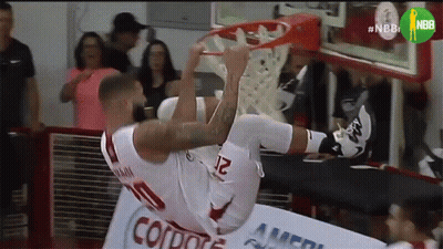 Basketball Player In White Uniform Number 21 GIF