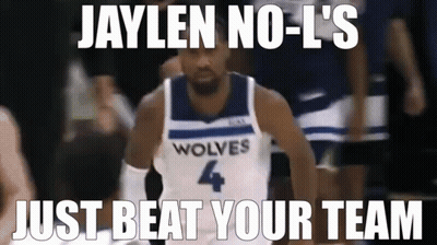 Basketball Player In Wolves Jersey Just Beat Your Team GIF