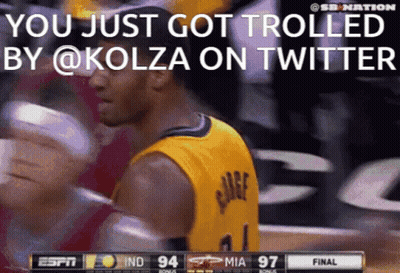 Basketball Player In Yellow Jersey Number 1 GIF