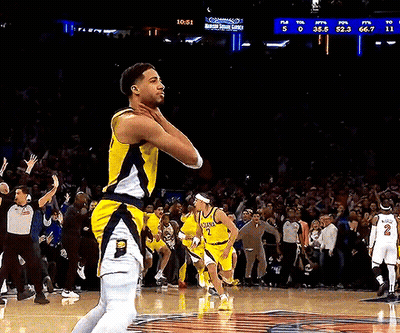 Basketball Player In Yellow Jersey Number 2 GIF