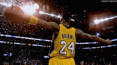 Basketball Player In Yellow Jersey Number 24 GIF