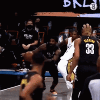 Basketball Player Irving Dribbling GIF