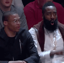 Basketball Player James Harden Standing Ovation Celebrating Reaction GIF