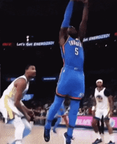 Basketball Player Jumping In Air GIF