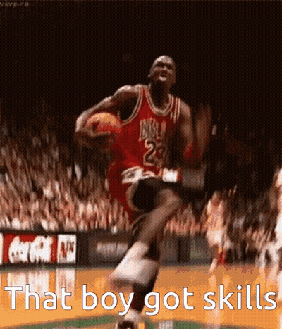 Basketball Player Jumping That Boy Got Skills GIF