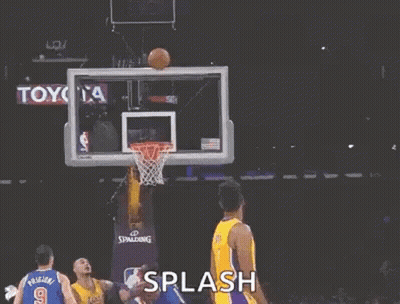 Basketball Player Jumping With Arms Outstretched GIF