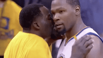 Basketball Player Kissing Teammate GIF