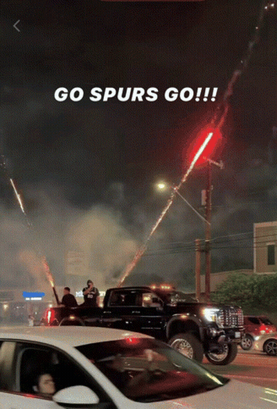 Basketball Player Laying On Floor Saying Spurs GIF