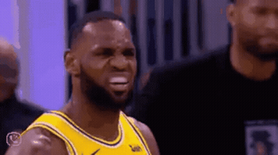 Basketball Player Making Funny Face GIF