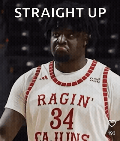 Basketball Player Making Funny Face GIF