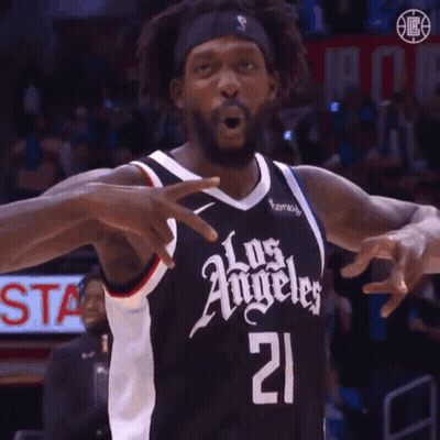 Basketball Player Making Peace Sign